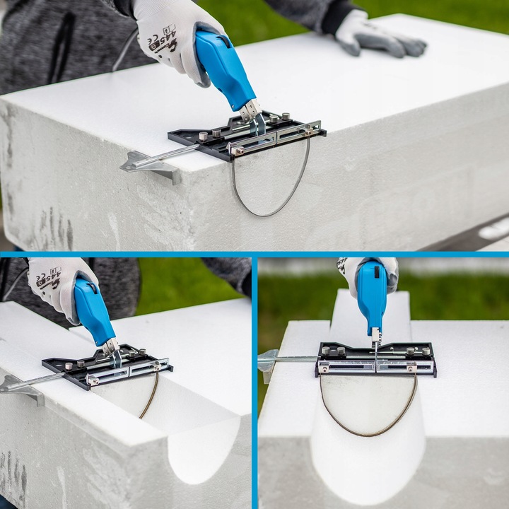 NÓŻ TERMICZNY CIĘCIA STYROPIANU 250W WYCINARKA BONIARKA ŻŁOBIARKA 3xOSTRZE