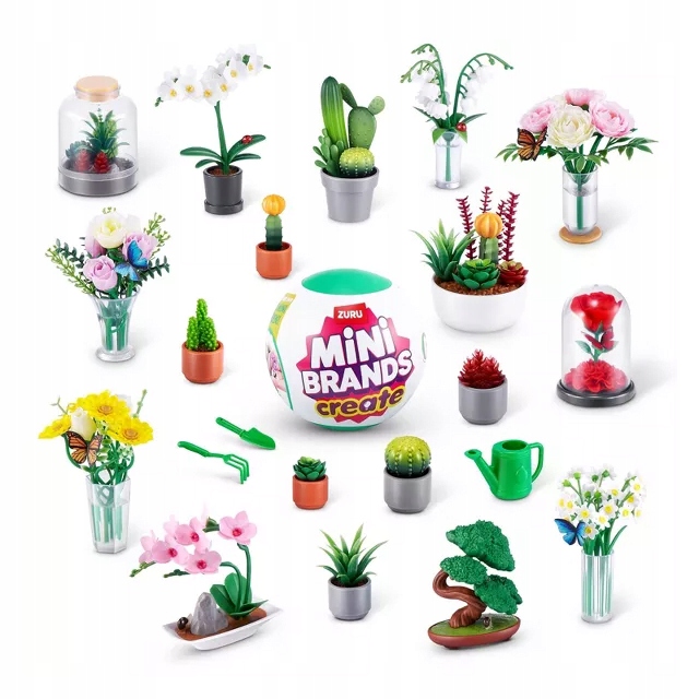 ZURU MINI BRANDS CREATE BOTANICAL GARDEN OGRÓD BOTANICZNY MINIATURKA 3+