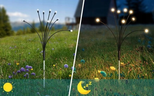 Lampki Ogrodowe Solarne Kulki Oświetlenie 4 Szt