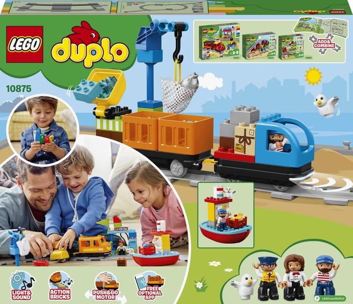 LEGO Duplo 10875 Pociąg towarowy