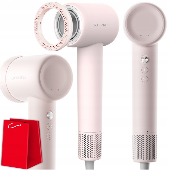 Mocna Suszarka do Włosów COSHARE EssenceRing SuperFlowSE Jonizacja 1300W