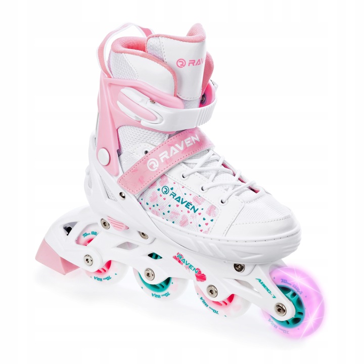 Rolki Wrotki 3w1 Regulowane RAVEN Rosi 28-32 LED