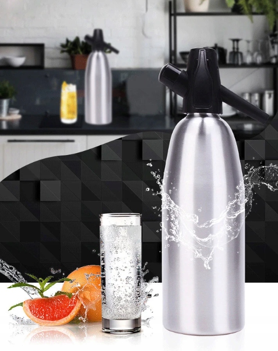 SATURATOR DO WODY GAZOWANEJ SYFON DO WODY SODOWEJ + NABOJE