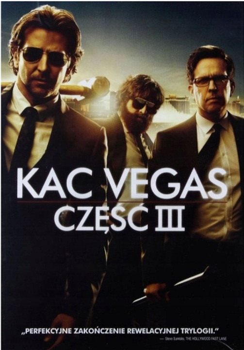 3x Dvd KAC VEGAS Trylogia 1 + 2 + 3 PAKIET folia
