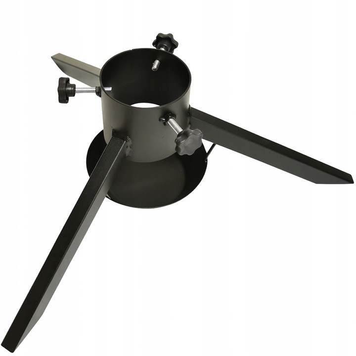 Stojak na choinkę metalowy z misą na wodę czarny 108 mm stojak choinkowy