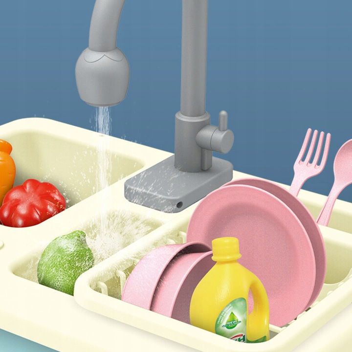 ZLEW ZLEWOZMYWAK KUCHNIA AGD KRAN WODA NACZYNIA AKCESORIA GOTOWANIE KUCHARZ