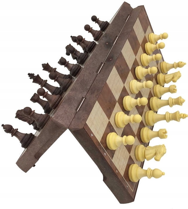 SZACHY WARCABY MAGNETYCZNE KLASYCZNE 2W1 GRA LOGICZNA