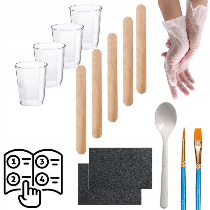 ZESTAW DO TECHNIKI KINTSUGI NAPRAWA CERAMIKI ZESTAW DIY KLEJ ZŁOTY 5min