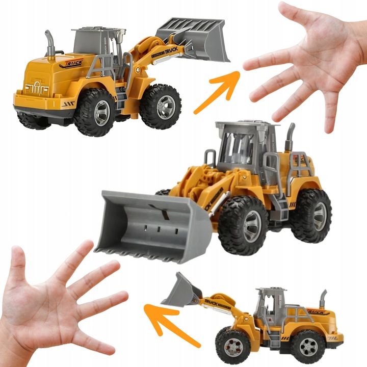 ZABAWKA DLA DZIECI BULDOŻER SPYCHACZ KOPARKA STEROWANA NA PILOT |WIEK 3+|