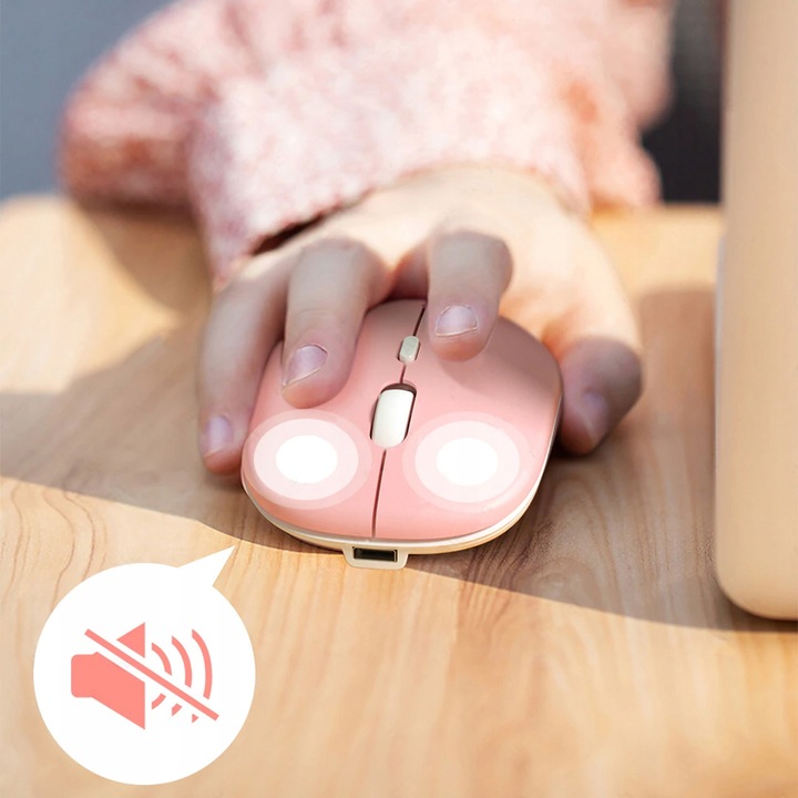 Bezprzewodowa MYSZKA laserowa do komputera DUAL Bluetooth i radio 1600DPI