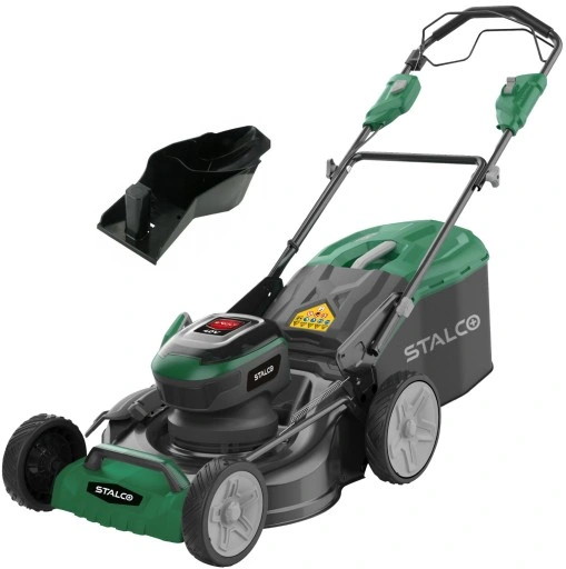 STALCO Kosiarka akumulatorowa z napędem samobieżna 2x AKU 8Ah ładowarka DUO