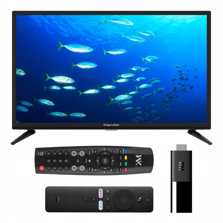 Telewizor do KAMPERA 12V 24 cale SMART ANDROID TV XIAOMI WiFi BT USB HDMI