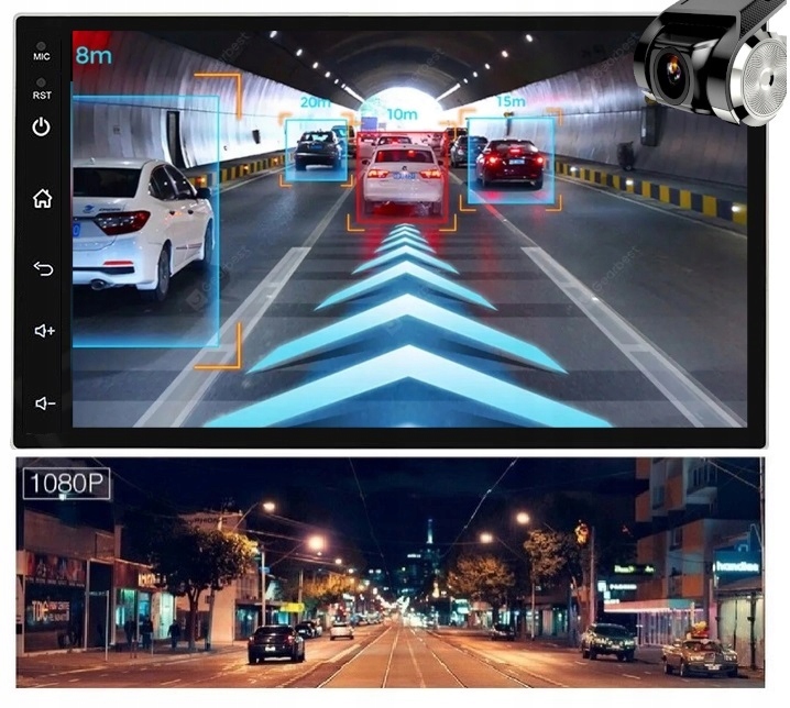 RADIO NAVI GPS 2DIN WiFI BLUETOOTH RDS CARPLAY ANDROID AUTO 2GB 64GB KAMERA