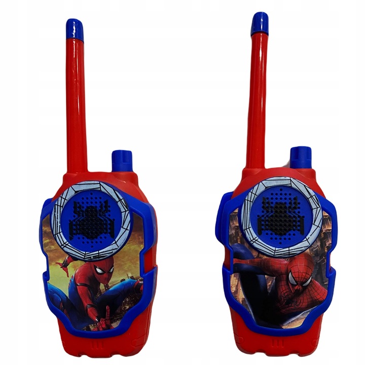 ZESTAW SPIDERMAN 4w1 WALKIE TALKIE RĘKAWICA WYRZUTNIA SIECI STRZAŁKI PAJĄK