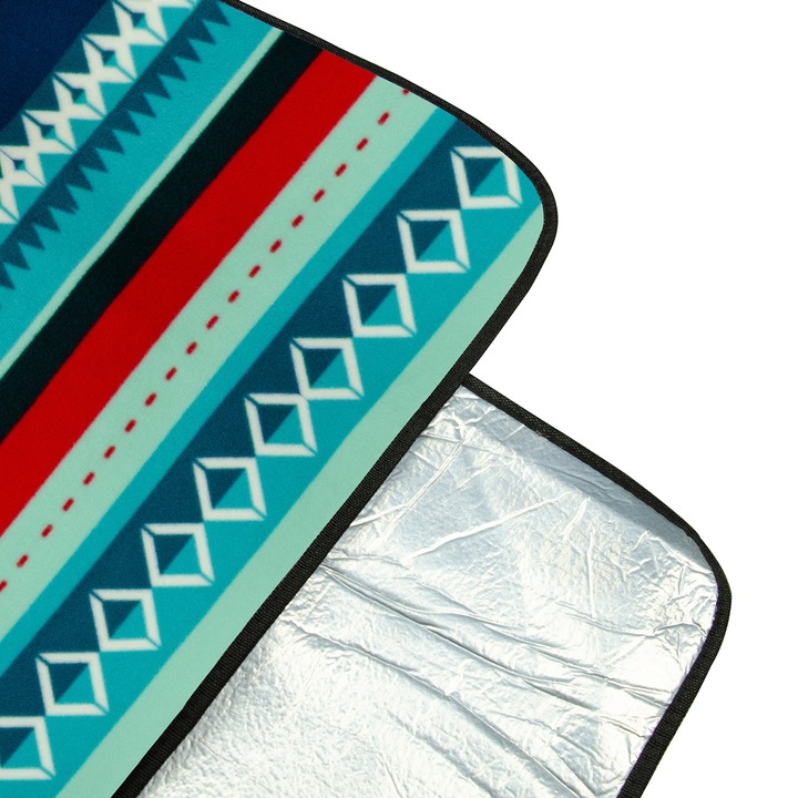 KOC PIKNIKOWY MAXI PLAŻOWY MATA IZOLACJA DUŻA Z UCHWYTEM XXL 2x2m Challenge