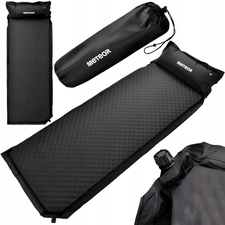 Mata Samopompująca Karimata Materac Turystyczny Pod Namiot 188x66 cm METEOR