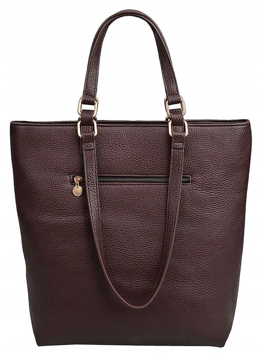 LuluCastagnette Klasyczna TOREBKA damska A4 Na ramię Do ręki Miś CZARNA