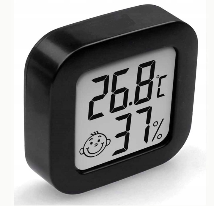 Termometr LGJ GROUP TERMOMETR HIGROMETR czarny