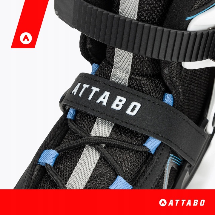 Rolki męskie ATTABO Bliss 43 REKREACYJNE ABEC-7 KÓŁKA 80mm ALUMINIOWA PŁOZA