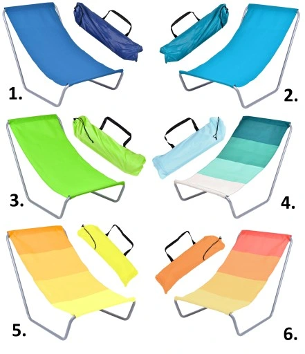 HIT! SKŁADANY LEŻAK IDEALNY NA PLAŻĘ + POKROWIEC