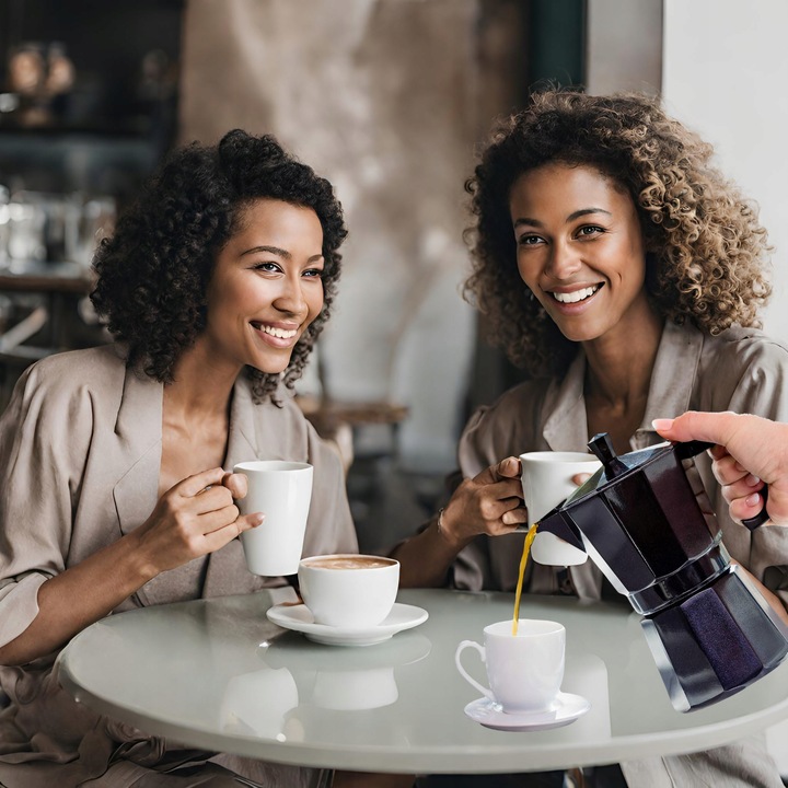 KAWIARKA ZAPARZACZ DO KAWY 12 FILIŻANEK ALUMINIOWA