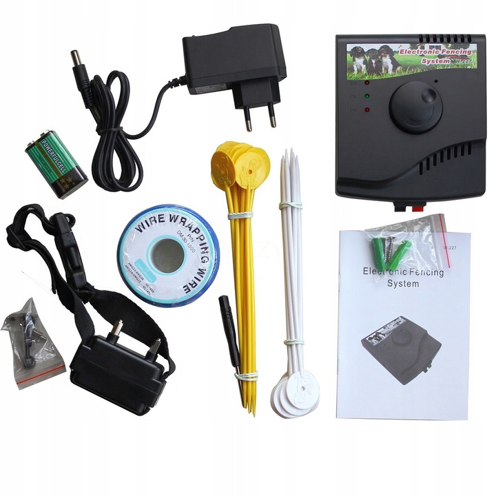 ELEKTRYCZNY PASTUCH SYSTEM OGRODZENIOWY KOJEC PSA OBROŻA ZESTAW 300m 227