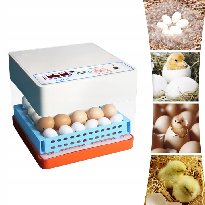 24-rolkowy inteligentny inkubator do jaj, automatyczny obrotowy inkubator