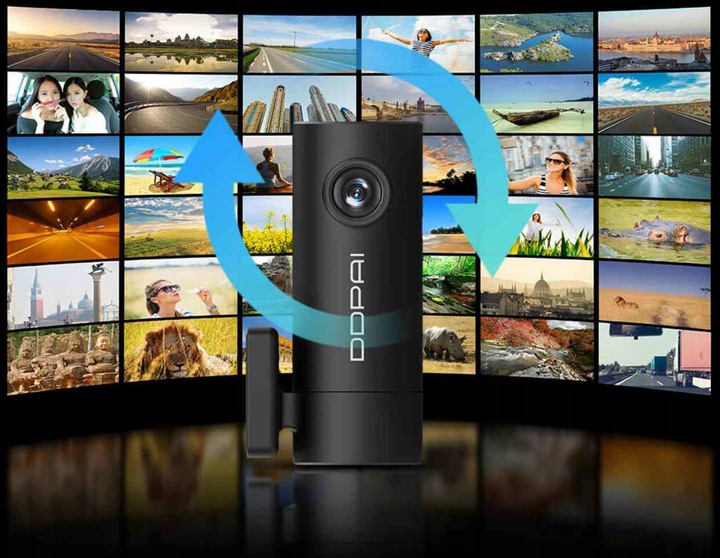 DDPAI Mini Pro wideo-rejestrator kamera samochodowa DVR 2304x1296p WI-FI