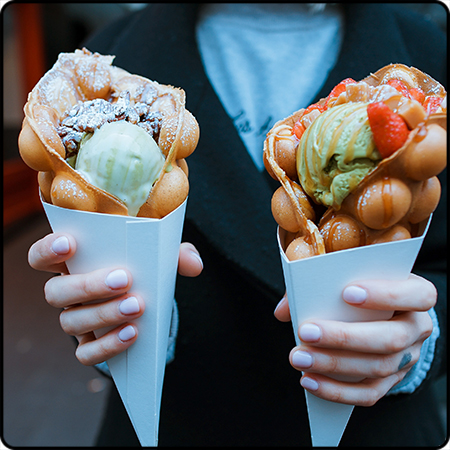 GOFROWNICA PYSZNE GOFRY BĄBELKOWE EGG BUBBLE MAKER