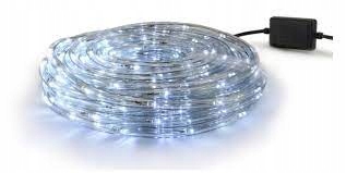 Wąż świetlny zewnętrzny 480 LED 20 m zimno biały + PROGRAMATOR 8 funkcji