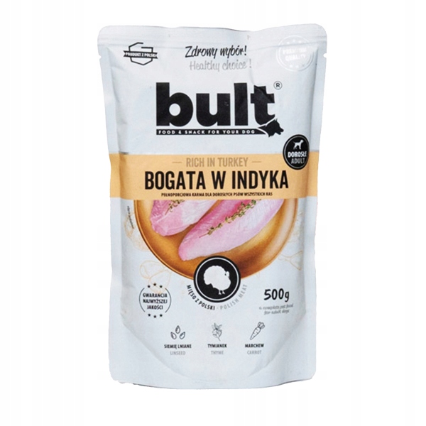 BULT Mokra karma dla psa Mix smaków 12x500g