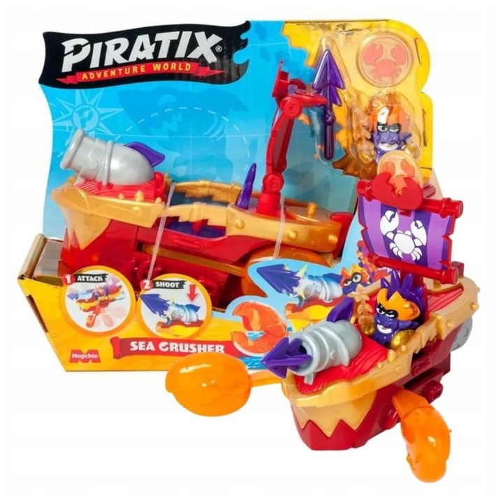 MAGICBOX - PIRATIX - SERIA GOLDEN TREASURE - STATEK SEA CRUSHER
