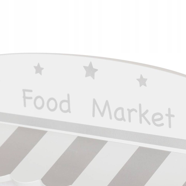 Drewniany stragan market targ dla dzieci 2w1 teatr tablica kasa Kinderlly