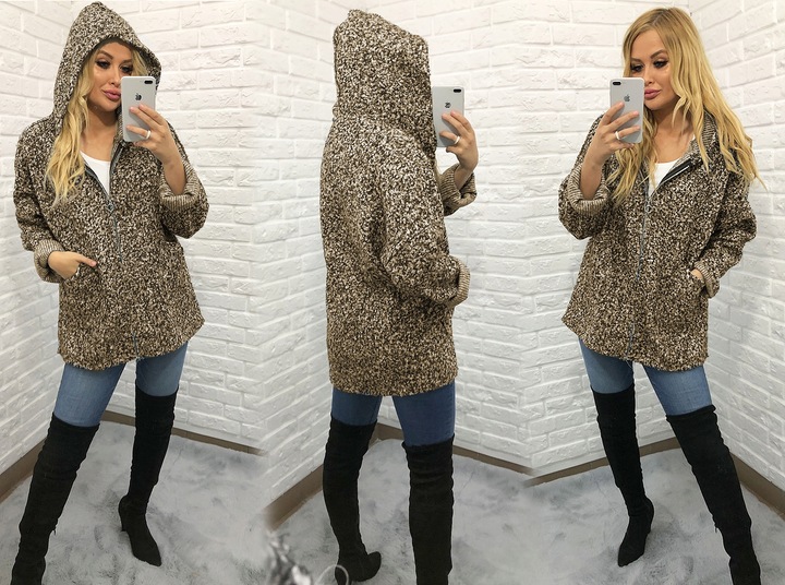 SUPEŁKOWA NARZUTKA SWETER PŁASZCZ BLUZA oversize