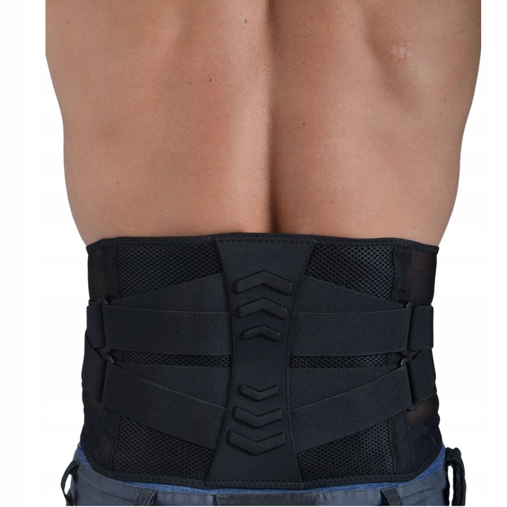 PAS LEDZIOWY na kręgosłup lędźwiowy na dyskopatię ORTOPEDYCZNY do pracy XL