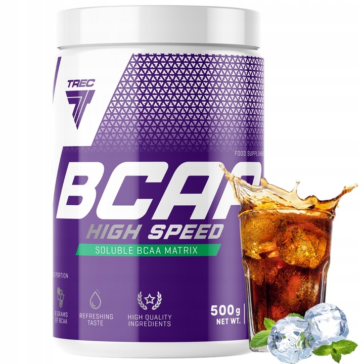 TREC BCAA HIGH SPEED 500g AMINOKWASY XPLODE COLA