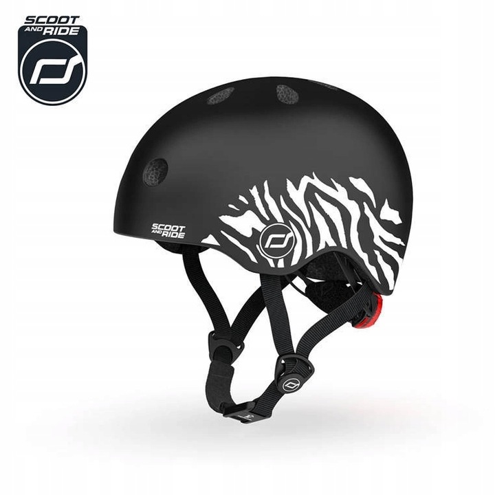 Kask rowerowy dziecięcy na hulajnogę Scoot and Ride, rozm. XXS-S, 1-5 lat