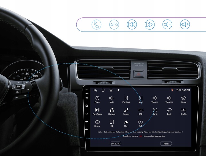 RADIO SAMOCHODOWE 2 DIN ANDROID 13 CARPLAY WIFI SIM GPS MAPY RDS DOTYKOWE