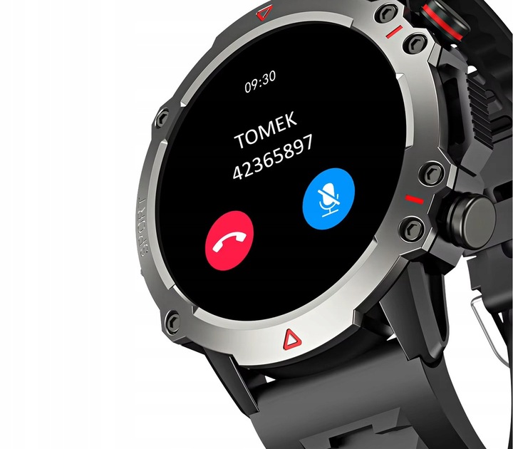 Smartwatch Dla Młodzieży Rozmowy Bluetooth Sport Pulsometr PL Menu
