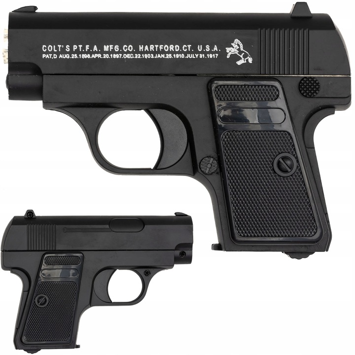 Pistolet metalowy na kulki 6mm COLT ASG imitacja broni replika MPK-C11