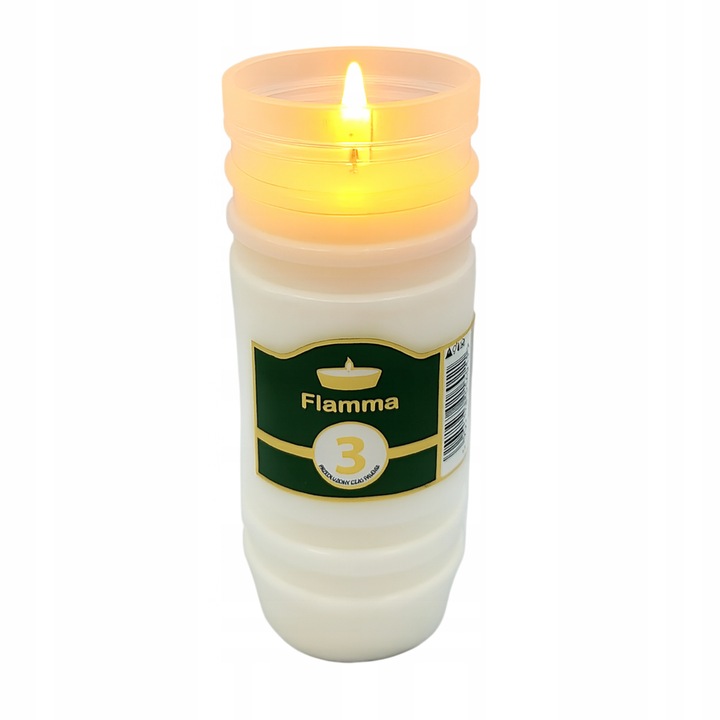 Wkłady do Zniczy Parafinowe Całoroczne Znicze 3 Dni 72 h Wersja Jesienna