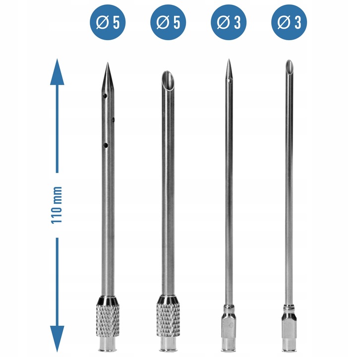 PÓŁAUTOMATYCZNA NASTRZYKIWARKA WĘDLINIARSKA do MIĘSA + ZESTAW IGIEŁ BROWIN