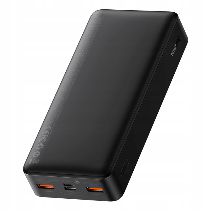 BASEUS POJEMNY DUŻY SZYBKI POWERBANK 20000MAH QC 20W POWER BANK USB A USB-C