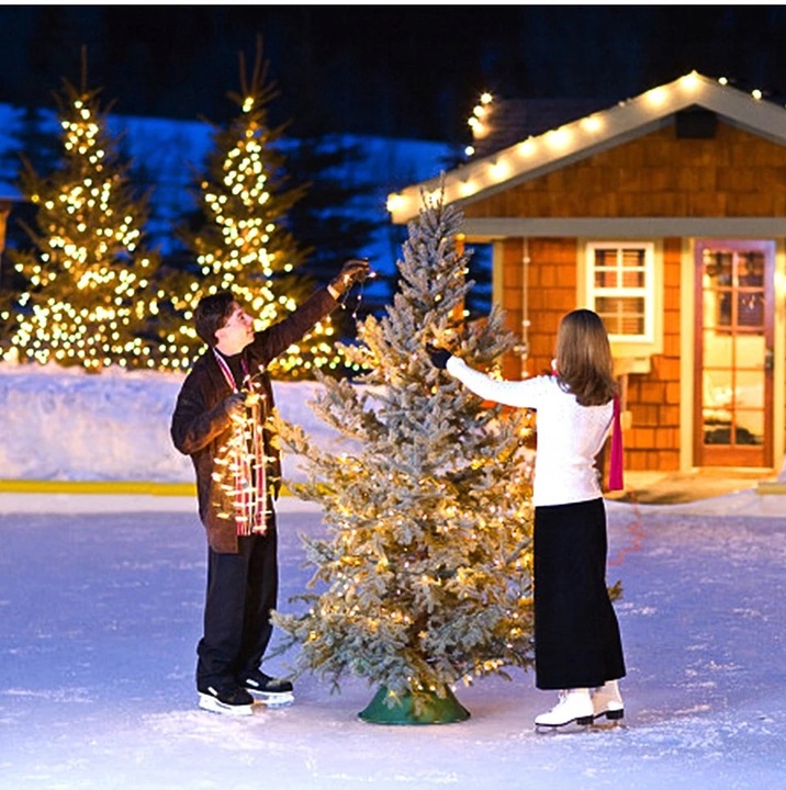 LAMPKI CHOINKOWE KOLOROWE 200 LED + FLASH