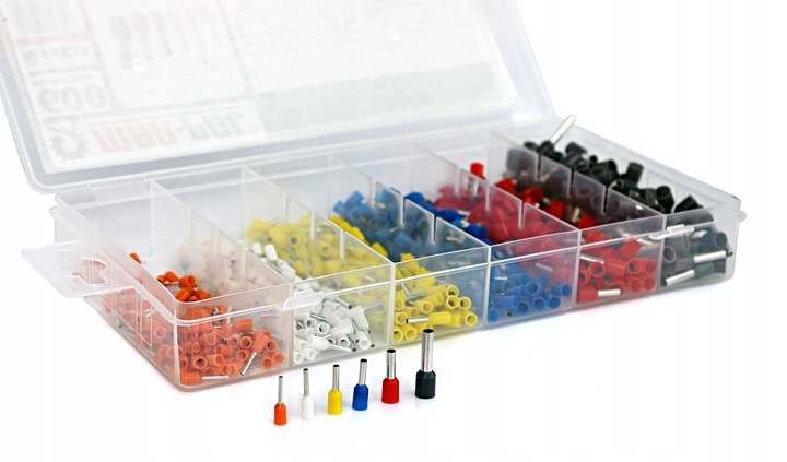 PRASKA ZACISKARKA DO TULEJEK KONEKTORÓW KOŃCÓWEK 0.25-10mm² 1500 szt.