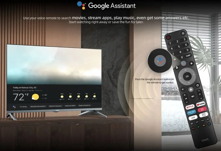 Telewizor ChiQ L32QM8T 32" QLED FHD Google TV Dolby Audio Chromecast DBX-TV