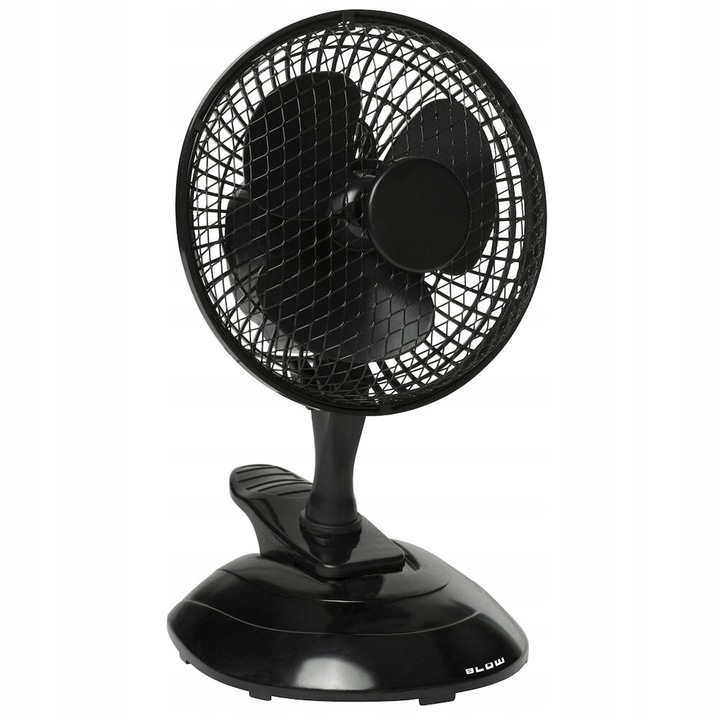 WENTYLATOR WIATRAK BIURKOWY KLIPS STOJAK REGULACJA 2 TRYBY 25W CICHY ZESTAW