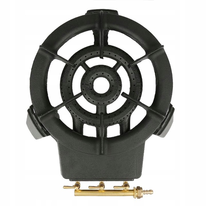 KUCHENKA GAZOWA DUŻY TABORET ŻELIWNY MOCNY PALNIK 10kW NA BUTLE LPG SOLIDNA