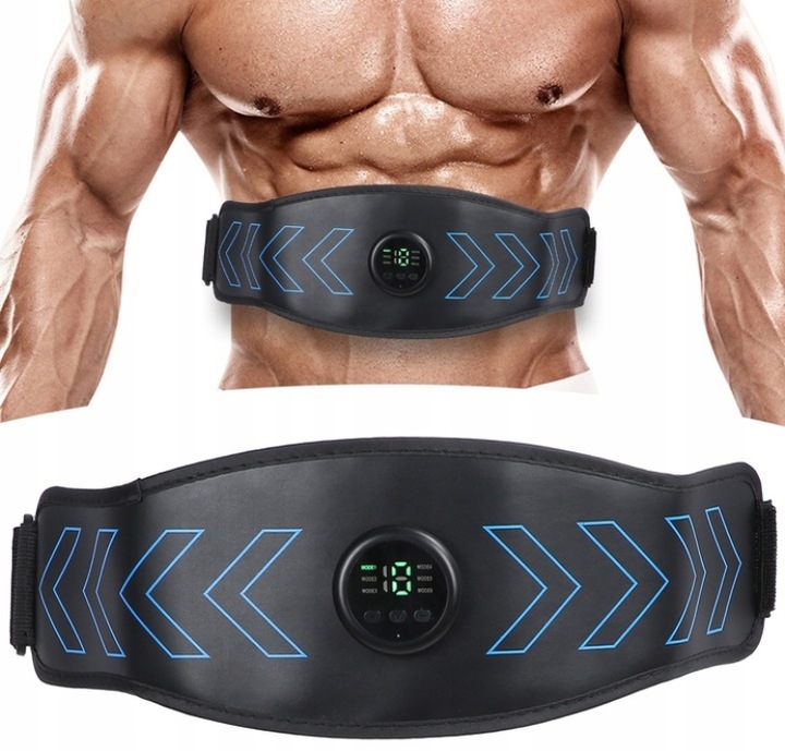 Pas EMS do utraty tkanki tłuszczowej, stymulator mięśni brzucha-masażer