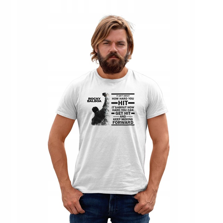 Koszulka męska ROCKY BALBOA W?OSKI OGIER XL